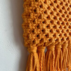 Grand sac noisetier en macramé