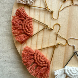 Boucles d'oreilles "Céleste" - Terracotta – Image 2
