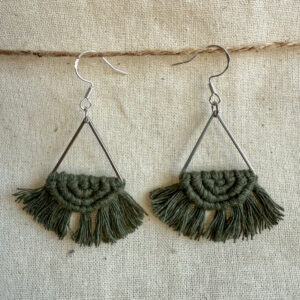 Boucles d'oreilles "Céleste" - Avocado – Image 4