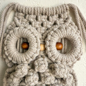 Hibou tressé - Beige – Image 4