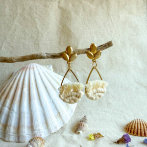 Boucles d’oreilles « Ondine » - Butter Yellow