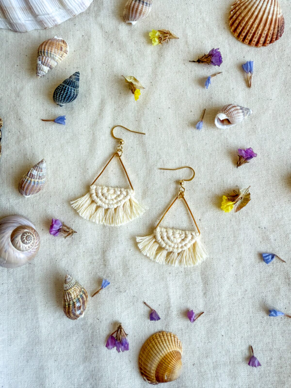 Boucles d’oreilles « Céleste » Butter Yellow – Image 2