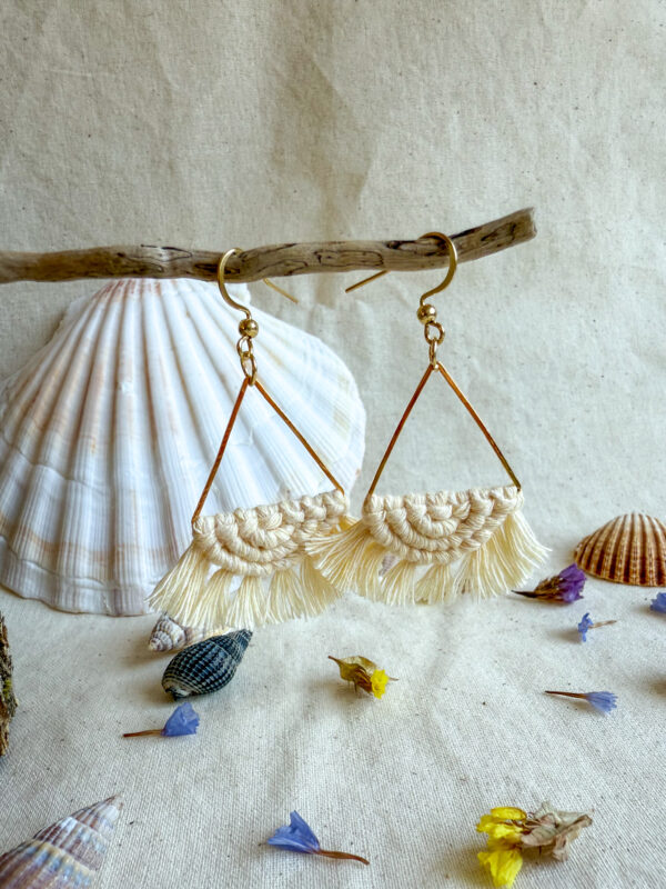 Boucles d’oreilles « Céleste » Butter Yellow – Image 3