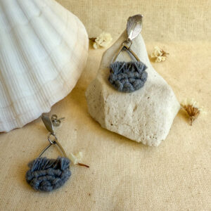 Boucles d'oreilles "Ondine" - Steel – Image 2