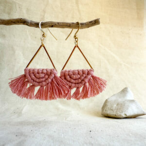 Boucles d’oreilles « Céleste » Blush