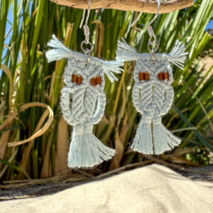 Boucles d'oreilles "Noctua" - Misty