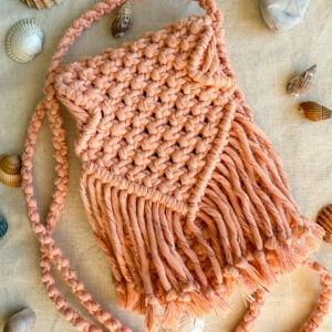Pochette téléphone - Unicolor Peach – Image 4