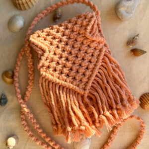 Pochette téléphone - Unicolor Peach