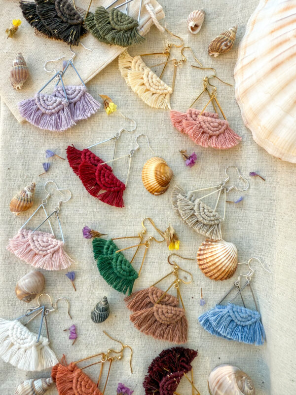 Boucles d'oreilles "Céleste" - Natural – Image 5
