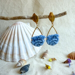 Boucles d’oreilles « Ondine » – Teal