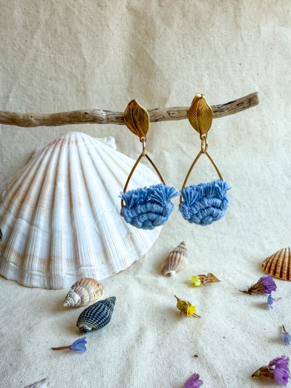 Boucles d’oreilles « Ondine » – Teal