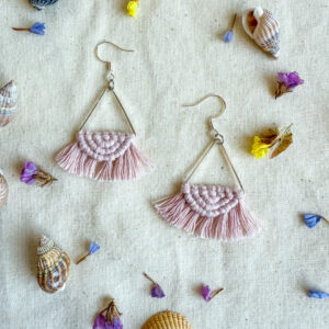 Boucles d'oreilles "Céleste" - Pastel Pink