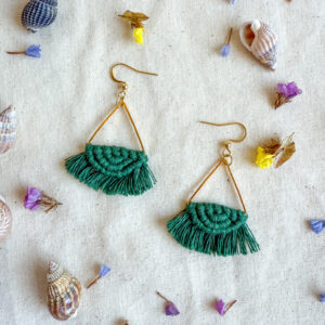 Boucles d'oreilles "Céleste" - Pine Green