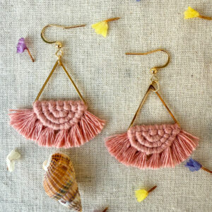 Boucles d’oreilles « Céleste » Blush
