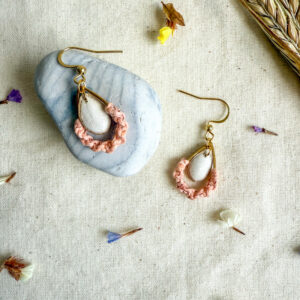Boucles d'oreilles "Brin de Vie" - Pêche