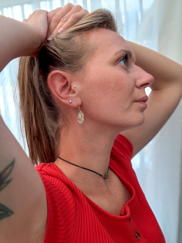 Boucles d'oreilles "Brin de Vie" - Misty – Image 3