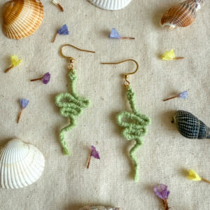 Boucles d’oreilles « Manasa » – Matcha