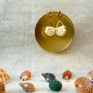 Boucles d’oreilles « Ondine » - Butter Yellow