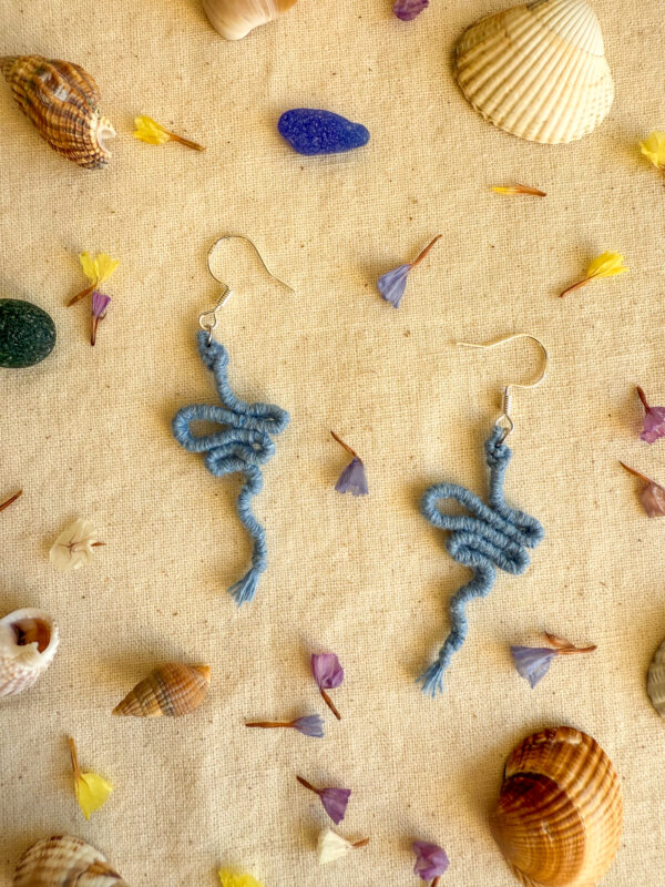 Boucles d'oreilles "Manasa" - Teal – Image 2