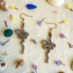 Boucles d’oreilles « Manasa » – Mocha Mousse