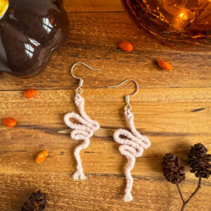 Boucles d’oreilles « Manasa » – Rose Pâle