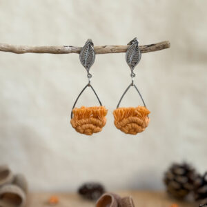 Boucles d’oreilles « Ondine » – Orange