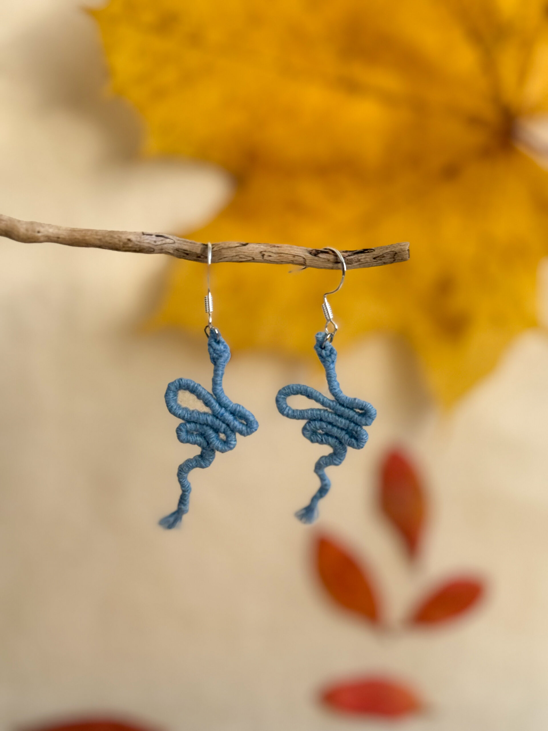 Boucles d'oreilles "Manasa" - Bleu Parfait – Image 2