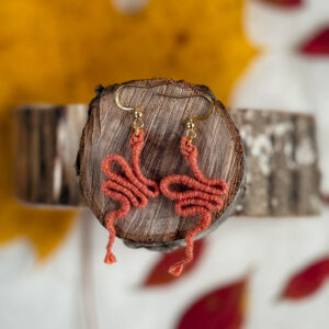Boucles d'oreilles "Manasa" - Terracotta