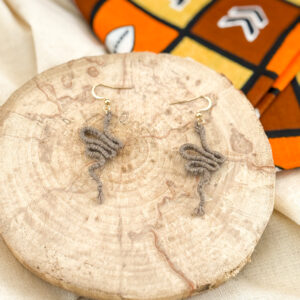 Boucles d'oreilles "Manasa" - Mocha Mousse