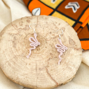 Boucles d'oreilles "Manasa" - Rose Pastel