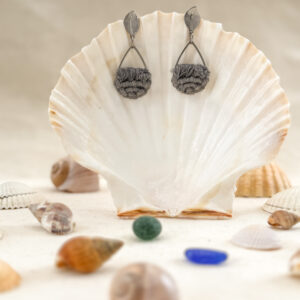 Boucles d'oreilles "Ondine" - Acier