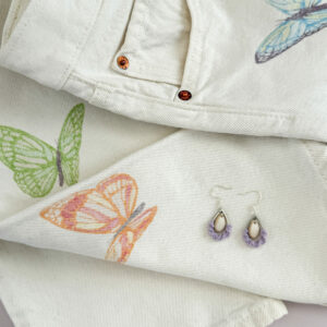 Boucles d'oreilles "Brin de Vie" - Lavande