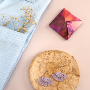 Boucles d'oreilles "Céleste" - Lavande