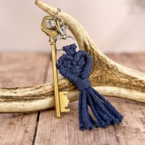 Porte-clés Cœur - Jeans