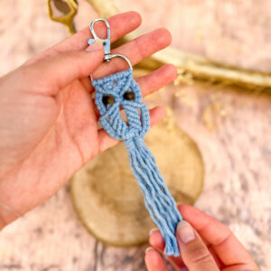 Porte-clés Chouette - Bleu Parfait