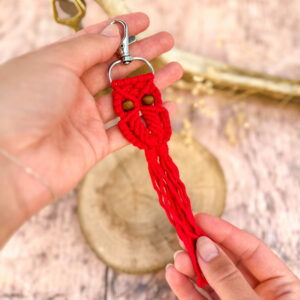 Porte-clés Chouette - Rouge
